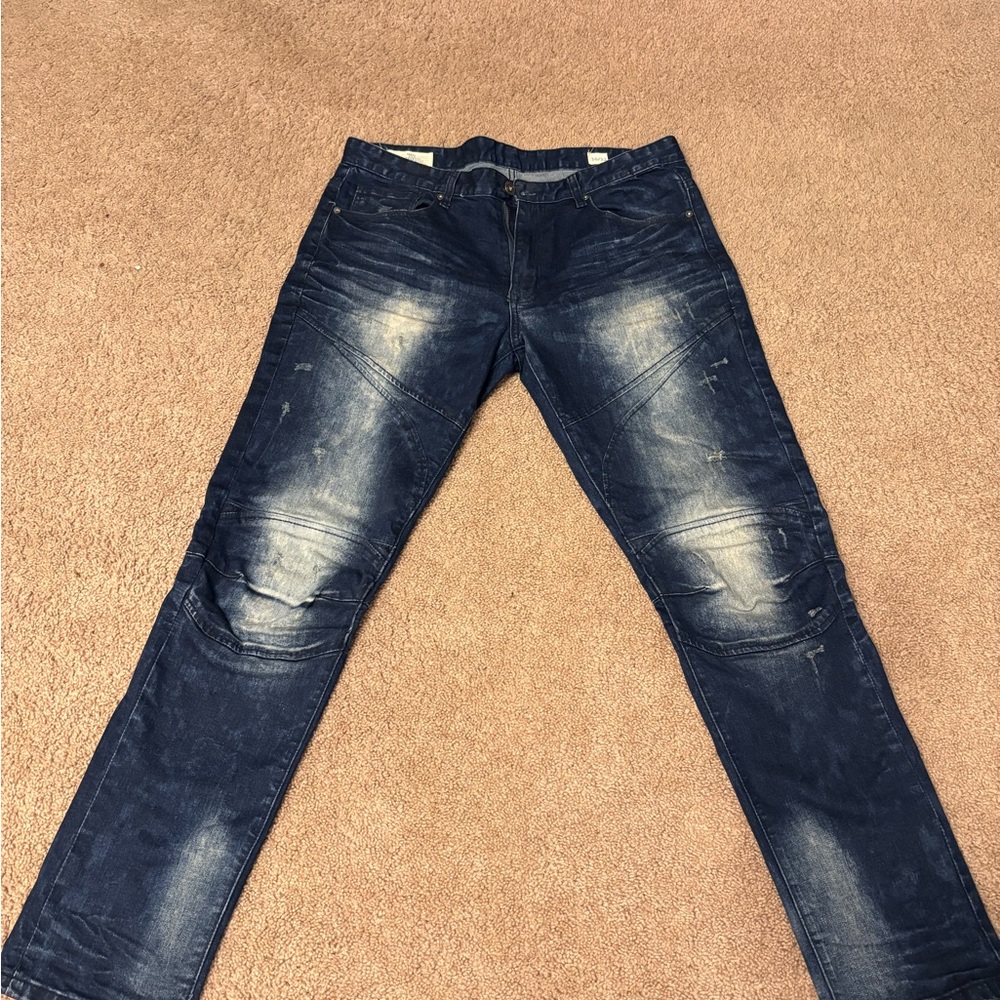 Dark Blue Denim Jeans